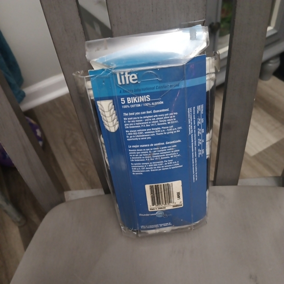 Men's  Vintage Cotton Bikini 5 pack Underwear - Black and White - Picture 10 of 10